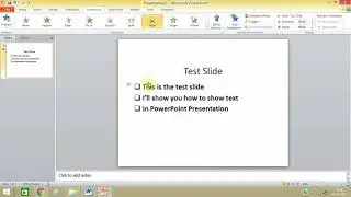 How To Show Text On Click With PowerPoint Animation – [PowerPoint 2010]