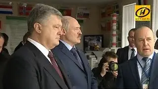 Александр Лукашенко и Пётр Порошенко в Чернобыле почтили память жертв техногенной катастрофы