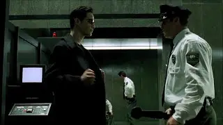 The Matrix - Lobby Scene HD (The Prodigy Voodoo People Pendulum Remix)