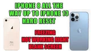 iPhone 8 up to iPhone 13 pro max hard reset UK