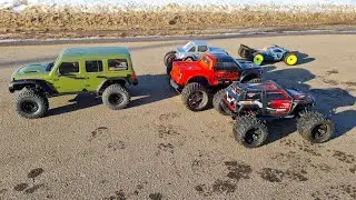 ПЕРЕТЯГИВАНИЕ ... AXIAL SCX6 против Traxxas Summit, Arrma Talion, Cen Reeper 1/7 ... RC 4x4