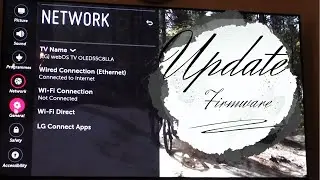 LG Smart TV Manual Update System Firmware Software Version via USB