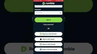 How to log in to Rumble app?