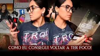 COMO TER FOCO NOS ESTUDOS E NA LEITURA! *Como eu consegui voltar a ter foco* 📚🎯 