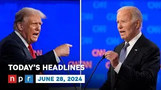 Debate Highlights Trump, Bidens Weaknesses | NPR News Now