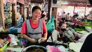 Oudomxay Laos Market #travel #laos #travelvlog #food  #market