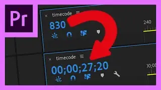 Premiere Pro Tutorial: Stop Timecode Displaying as Frames