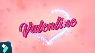 Filmora 13 | Valentine Text Animation in Filmora 13