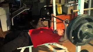 1 Rep Max - 108kg Flat Bench (2nd Attempt) 27.09