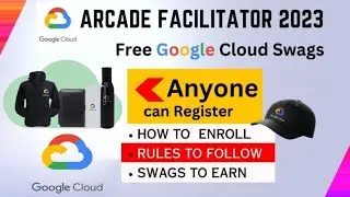 Free Google Cloud Swags | Google cloud arcade facilitator program | New December Arcade 2023 Telugu