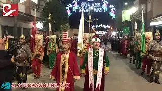 Ottoman military band Mehter perform at streets of Spain