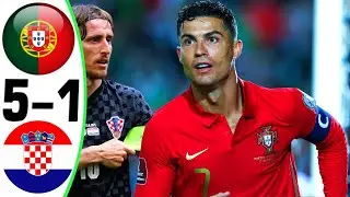 Portugal vs Croatia 5-1 - All Goals and Highlights - 2024 🔥 RONALDO