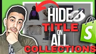 How To Hide Product Title On All Collections In Shopify