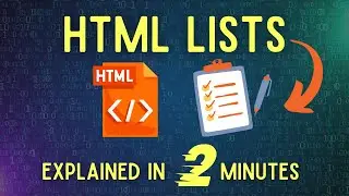 Learn HTML Lists in 2 Minutes