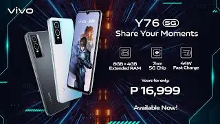 vivo Y76 5G | Share Your Moments with Great Performance - Available Now!