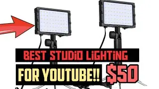 THE BEST Photography Lighting kit by EMART| Under $50 dollars easy setup!!