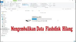 Cara Mengembalikan Data Di Flashdisk Yang Hilang