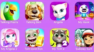 My Talking Tom ( My Angela, Talking Ben, My Hank, Tom Gold Run, My Tom 2, My Angela 2) Subway Surfer