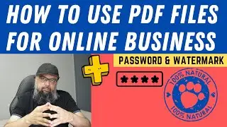 How to Password Protect a PDF File Document and Using PDFs for Online Business