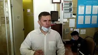 Заявление Николая Бондаренко во время перерыва в суде