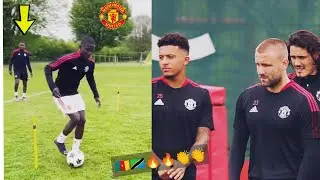 🔥 🇹🇿 🇨🇲 Bassirou Nkoto & Douka Nkoto prove their worth at Carrington training as Man United Ten Hag