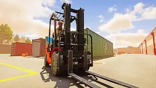 NEW SIM - Working At My Own Warehouse in Forklift Simulator!