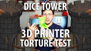 3D Printing a Dice Tower - 3D Printer Torture Test