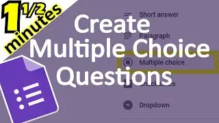 How to Create a Multiple Choice Questions with Pictures in Google Forms (2019)