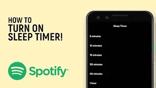 How to Use Sleep Timer on Spotify [EASY]