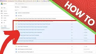How to Delete Multiple Google Docs at Once from Google Drive