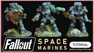 Fallout Space Marine Kill Team | 3D Kitbash