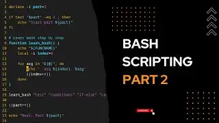 BASH scripting tutorial: Beginner guide for the Bourne Again Shell (BASH) | Part 2