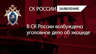 В СК России возбуждено уголовное дело об экоциде