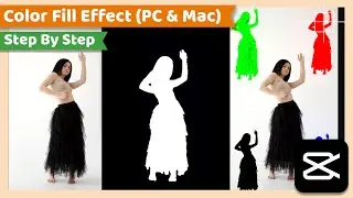 Color Fill Body Effect | CapCut PC Tutorial