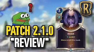 The FUNNIEST Patch Notes Review I've Ever Done 😂 (Patch 2.1.0) | Legends of Runeterra