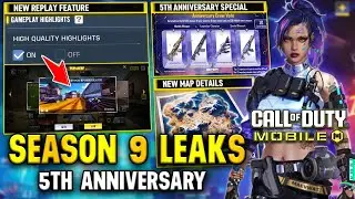 SEASON 9 LEAKS | Replay Highlights Feature | 5th Anniversary | New Map | COD Mobile | CODM