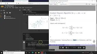 Simple Linear Regression through Gradient Descent and Scikit-Learn Method