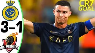 Al Nassr vs Al Wehda 3-1 - RONALDO SHOW - All Goals and Highlights 2023