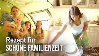 Urlaub im Garten mit 5 Kids, Haushalt schaffen mit Baby