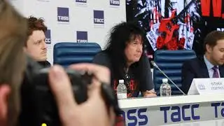 Blackie Lawless - 2017 - W.A.S.P. - Press Conference, Moscow (Interview) - 4