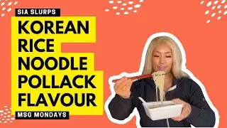 KOREAN RICE NOODLE POLLACK FLAVOUR - Instant Ramen/Noodle Review!