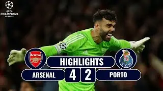 Arsenal vs Porto | 1-0 (PEN: 4-2) | Highlights | Champions League 2023-24