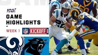 Rams vs. Panthers Week 1 Highlights | NFL 2019