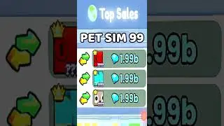 Top sales on pet sim 99 today #psm99 #subscribe #gamemasterf2p  #petsim99