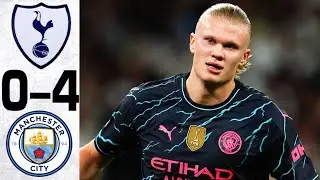 Tottenham vs Manchester City 0-4 - All Goals and Highlights - 2024 💥 HAALAND