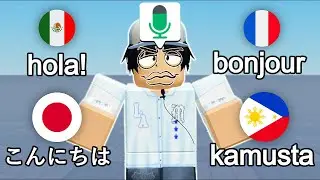 Roblox VOICE CHAT But I SPEAK Different LANGUAGES!