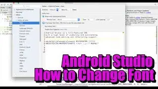 Tutorial Android Studio 2017: How to change font