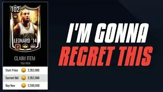 I'm Gonna Regret This! 105 OVR Kawhi Leonard GAMEPLAY In NBA Live Mobile Season 6!