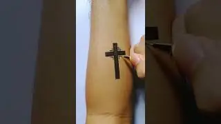 How To Make Tattoo Logo Cross On Arm 