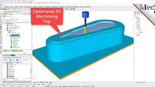 3 Axis Horizontal Finishing w/Optimized XY Machining in RhinoCAM